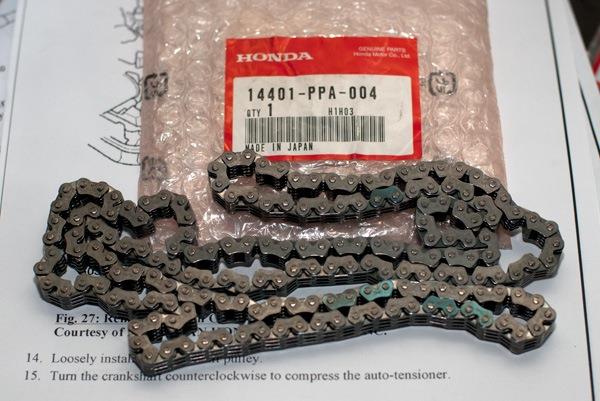 Cadeia do mecanismo de distribuição de gás Honda 14401RNAA01 preço, a partir de 119,27 USD