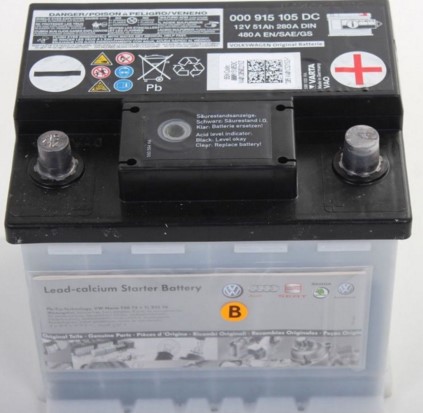 000915105DC VAG Bateria recarregável (PILHA)