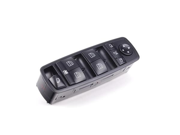 A25183005909051 Mercedes Unidade de botões dianteira esquerda de controlo de elevador de vidro