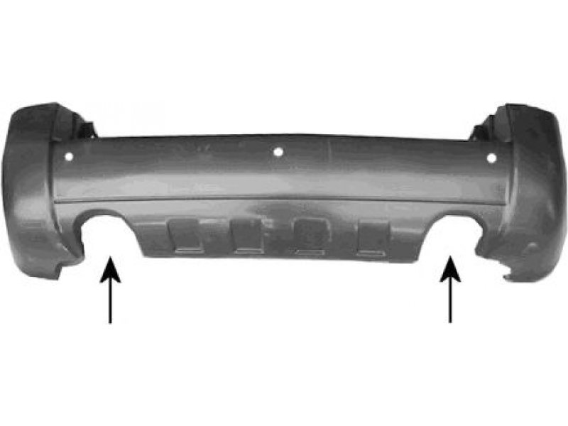 866102E040 Hyundai/Kia Pára-choque traseiro