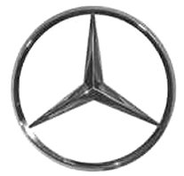 A2107580058 Mercedes Emblema de tampa de porta-malas (emblema de firma)