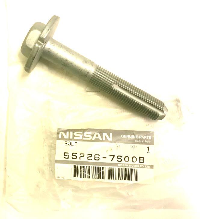 552267S00B Nissan/Infiniti Parafuso de fixação do braço oscilante inferior traseiro, interno