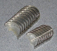 Folhas inseridas principais de cambota, kit, 1ª reparação ( + 0,25) MS1457A025 Kolbenschmidt