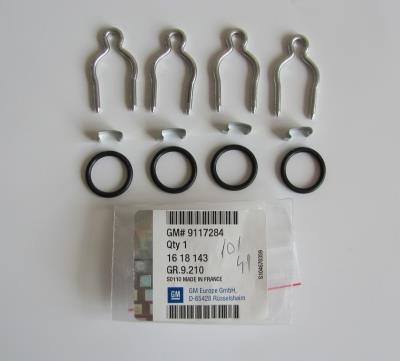 1618143 Opel Vedante anular de tubo do radiador de forno