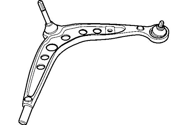 Compre 31122339996 BMW Braço oscilante inferior direito de suspensão dianteira