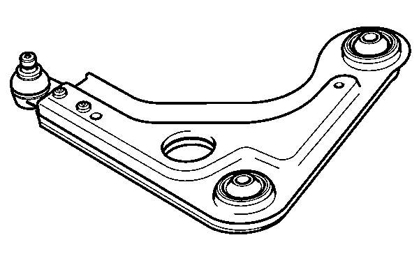 Braço oscilante inferior esquerdo de suspensão dianteira Ford 1058280 preço, a partir de 45,97 USD