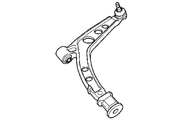 Braço oscilante inferior direito de suspensão dianteira RTS 96001301 preço, a partir de 56,64 USD