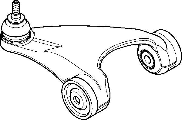 51834093 Fiat/Alfa/Lancia Braço oscilante superior esquerdo de suspensão dianteira