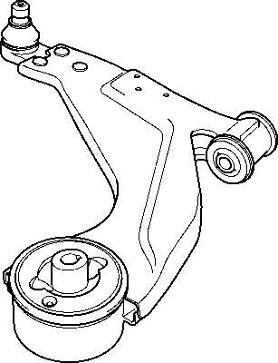 1149803 Ford Braço oscilante inferior esquerdo de suspensão dianteira