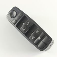 A25183000909051 Mercedes Unidade de botões dianteira esquerda de controlo de elevador de vidro