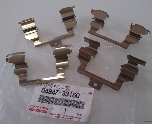0494742040 Toyota Kit de molas de fixação de sapatas de disco dianteiras