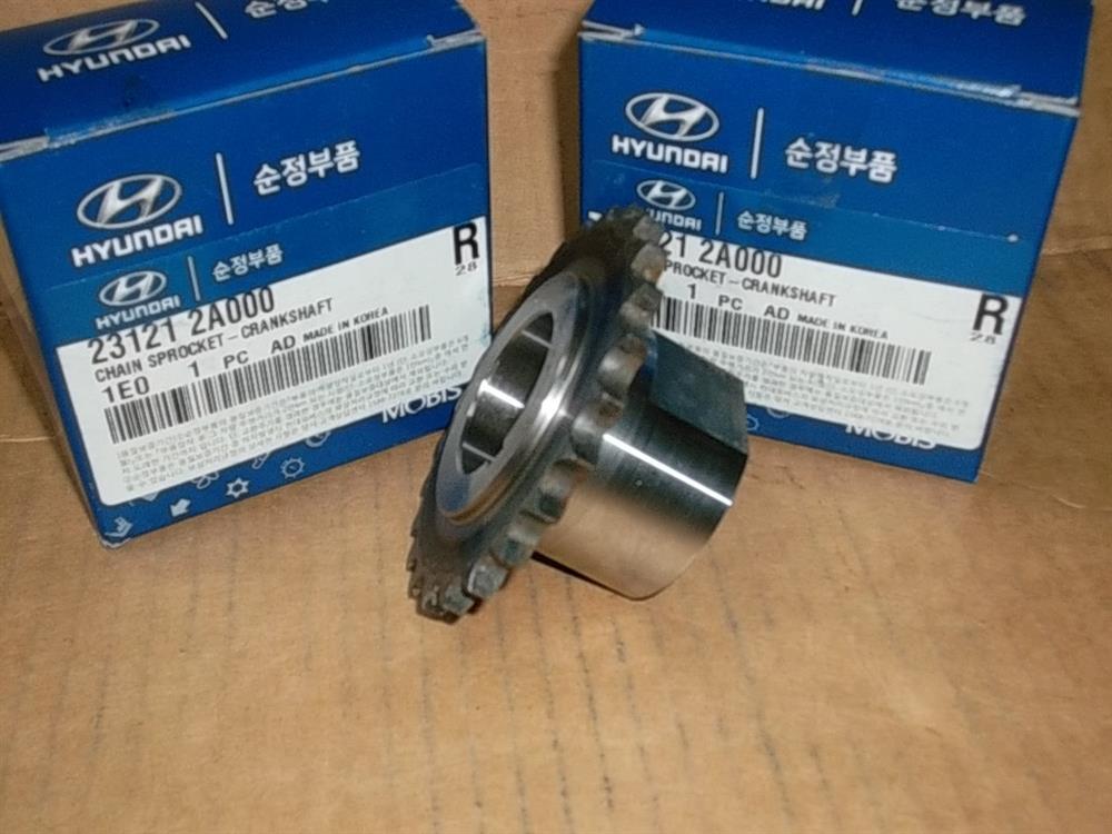 231212A000 Hyundai/Kia Engrenagem de cadeia da roda dentada de acionamento de cambota de motor