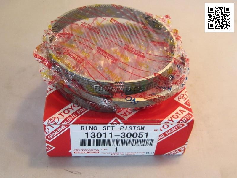 1301130022 Toyota Kit de anéis de pistão de motor, STD.