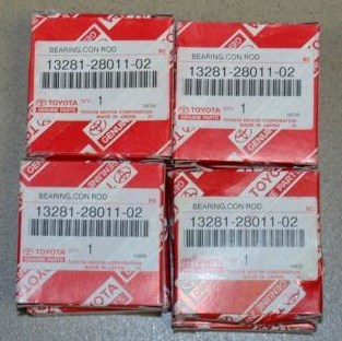 132812801102 Toyota Folhas inseridas de cambota de biela, kit, padrão (STD)