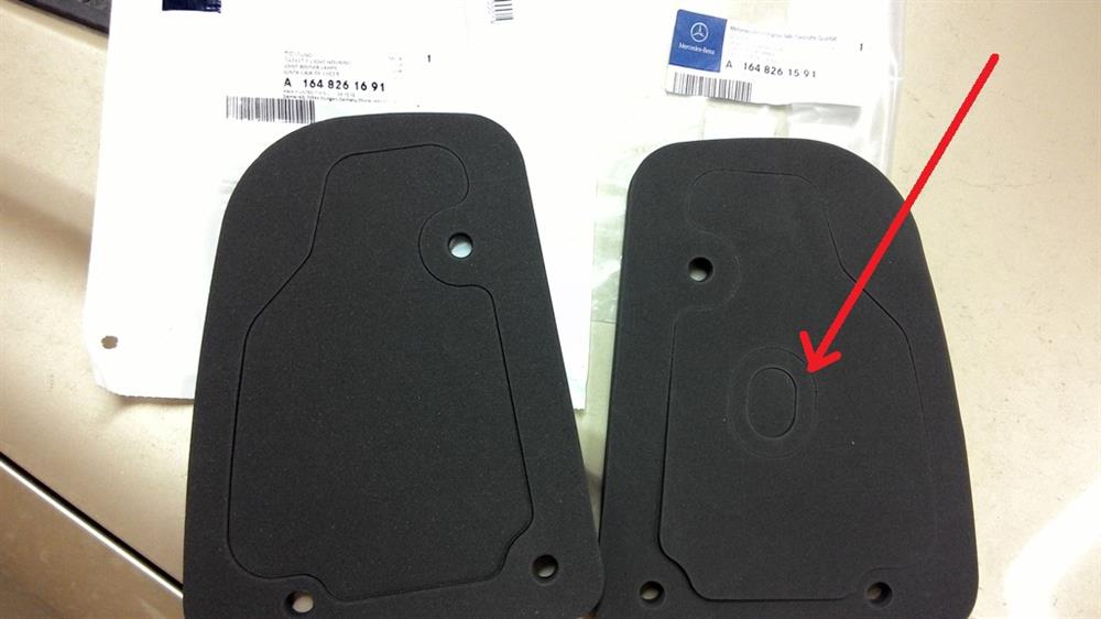 A1648260991 Mercedes Compactador da luz traseira externa