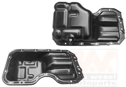 ZJ0110400 Mazda Panela de óleo de cárter do motor