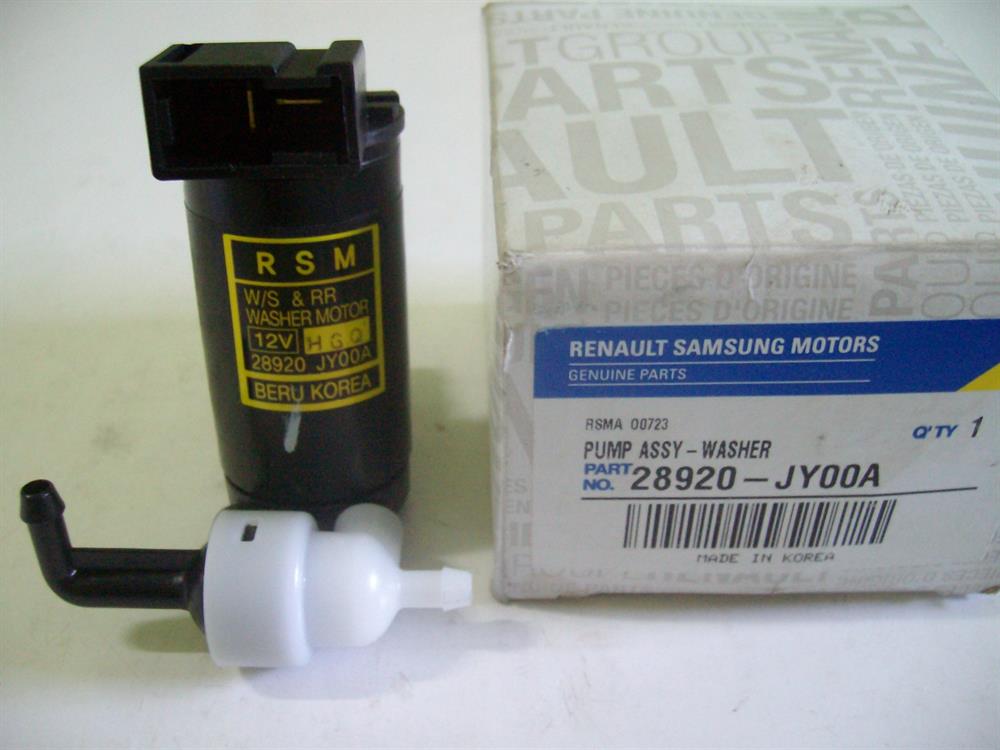 28920JY00A Renault (RVI) Bomba de motor de fluido para lavador de vidro dianteiro