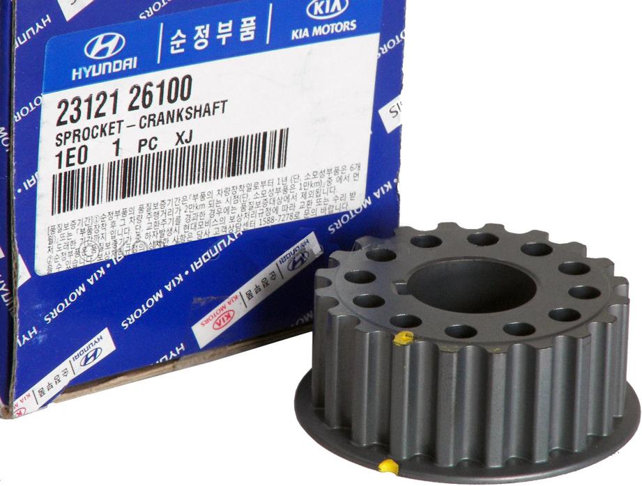 Engrenagem de cadeia da roda dentada de acionamento de cambota de motor Hyundai/Kia 2312126100 preço, a partir de 16,39 USD