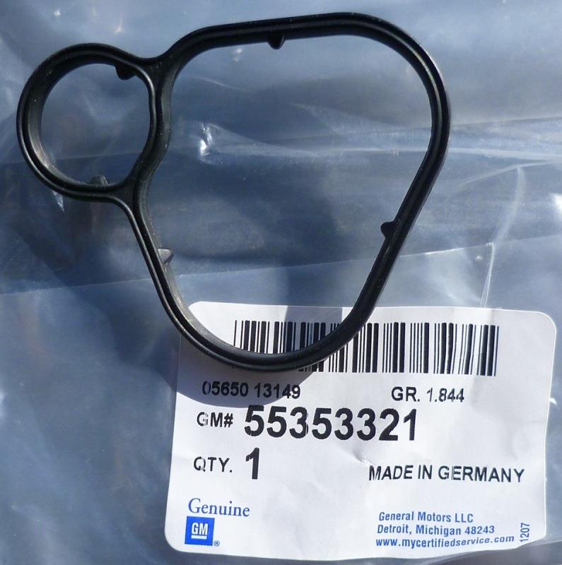 55353321 General Motors Vedante de adaptador do filtro de óleo