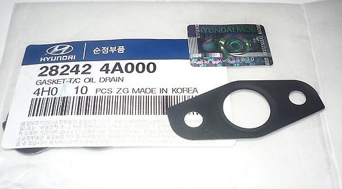 282424A000 Hyundai/Kia Vedante de mangueira de derivação de óleo de turbina