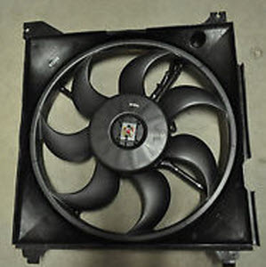 253802Y500 Hyundai/Kia Difusor do radiador de esfriamento, montado com motor e roda de aletas