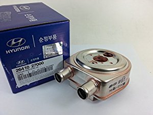 2641027000 Hyundai/Kia Radiador de óleo (frigorífico), debaixo de filtro