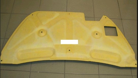 Isolamento de ruído da capota para Mitsubishi Lancer X CY_A, CZ_A