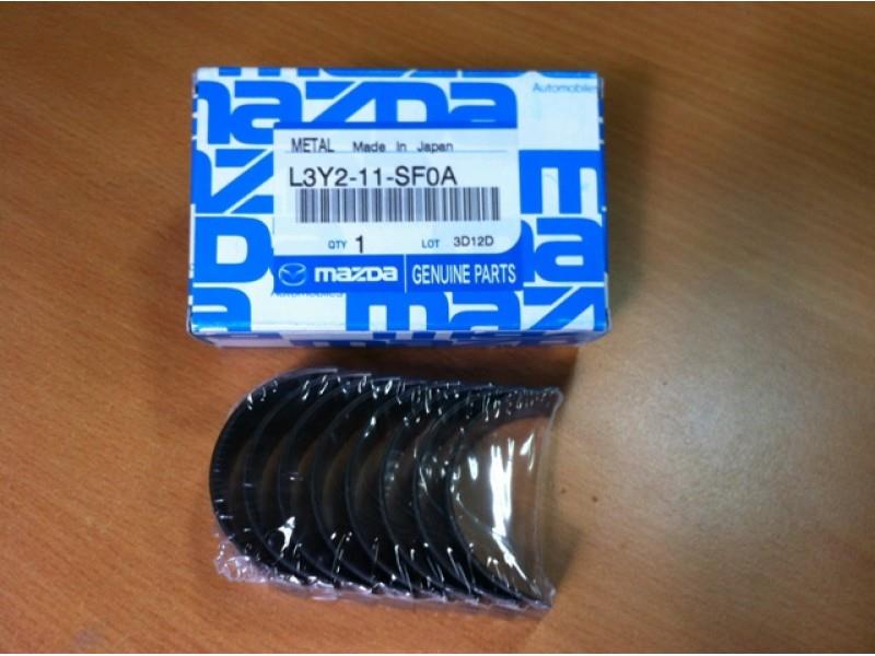 L3Y211SF0 Mazda Folhas inseridas principais de cambota, kit, 1ª reparação ( + 0,25)