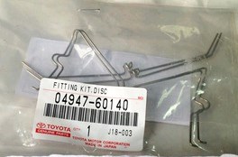 Kit de molas de fixação de sapatas de disco dianteiras Toyota 494760140 preço, a partir de 11,56 USD