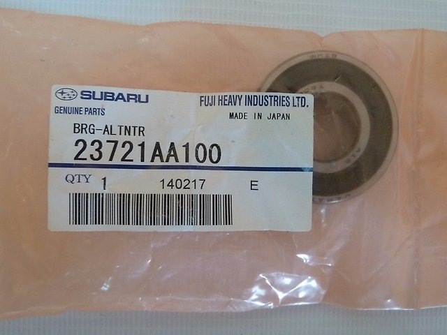 23721AA100 Subaru Rolamento do gerador