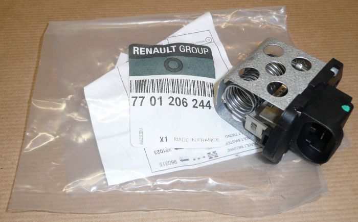 7701206244 Renault (RVI) Resistor de motorzinho de ventilador de aparelho de ar condicionado