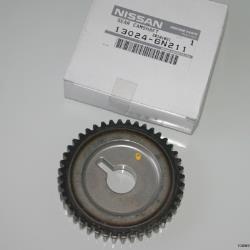 130246N211 Nissan/Infiniti Engrenagem de cadeia de roda dentada da árvore distribuidora de escape de motor