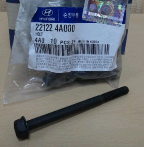 221224A000 Hyundai/Kia Parafuso de cabeça de motor (CBC)