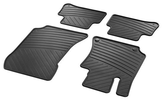 A21268033489G33 Mercedes Tapetes dianteiros + traseiros, kit