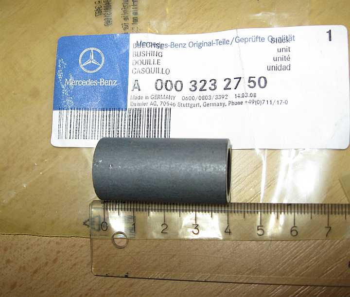 A0003232750 Mercedes Bucha de bloco silencioso de amortecedor traseiro