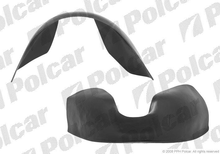 Guarda-barras direito do pára-lama dianteiro para Nissan Sunny II N13