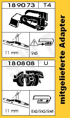 Limpa-pára-brisas do pára-brisas, kit de 2 un. Mercedes A0008203345 preço, a partir de 11,79 USD
