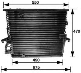 Radiador de aparelho de ar condicionado BMW 64538398181 preço, a partir de 69,04 USD
