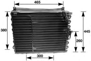 A1248301370 Mercedes Radiador de aparelho de ar condicionado
