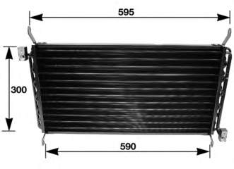  Radiador de aparelho de ar condicionado Fiat Bravo I hatchback (182) (1995 - 2001) I