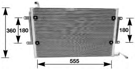 300111 ACR Radiador de aparelho de ar condicionado