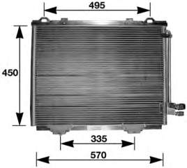 Radiador de aparelho de ar condicionado Mercedes 2108300570 preço, a partir de 71,51 USD