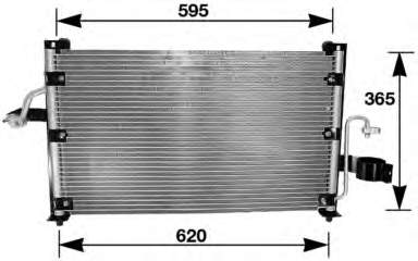 96190601 General Motors Radiador de aparelho de ar condicionado
