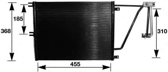 Radiador de aparelho de ar condicionado Opel 1850061 preço, a partir de 64,70 USD