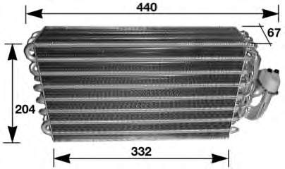 64118391277 BMW Vaporizador de aparelho de ar condicionado