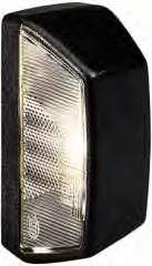 Lanterna da luz de fundo de matrícula traseira 2KA003389061 HELLA