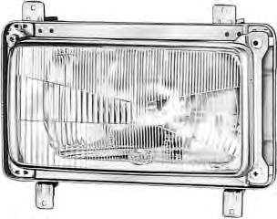 Luz esquerda para Volkswagen LT 281-363, 21A, 21B, 21D, 21E