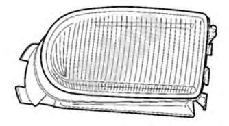 7700835210 Renault (RVI) Luzes de nevoeiro direitas