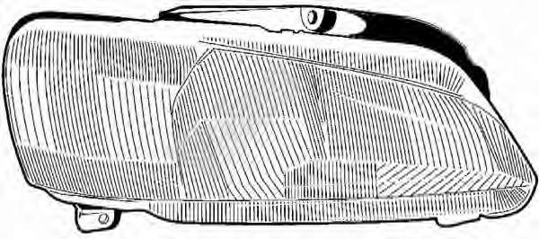 Luz esquerda 88202144 Peugeot/Citroen