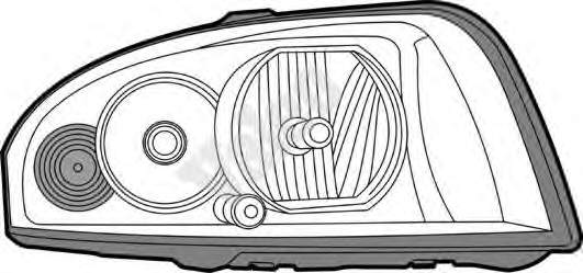 8Z0941004 VAG Luz direita